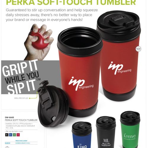 PERKA SOFT-TOUCH TUMBLER
