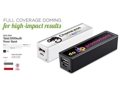 VIVID 2000mAh POWERBANK
