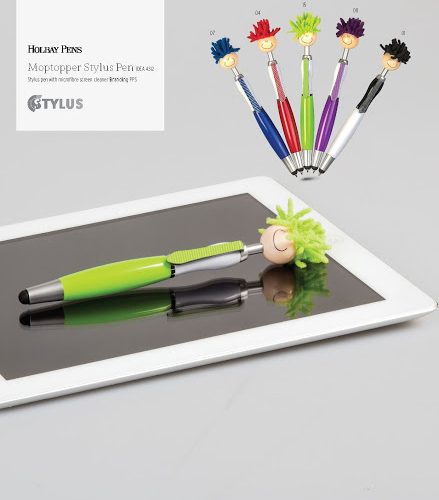 MOP TOPPER STYLUS PEN AND SCREEN CLEANER