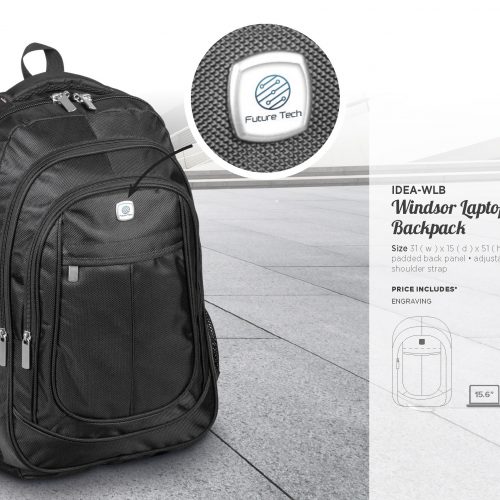 WINDSOR LAPTOP BACKPACK