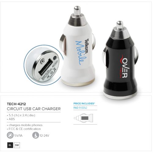 CIRCUIT USB CAR CHARGER