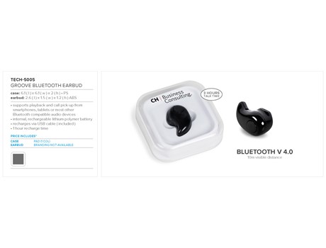 GROOVE BLUETOOTH EARBUDS