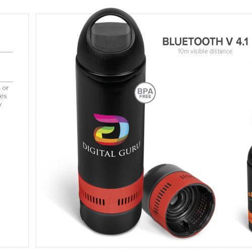 BANDIT DELUXE WATERBOTTLE AND BLUETOOTH SPEAKER
