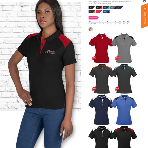 LADIES APEX GOLF SHIRT