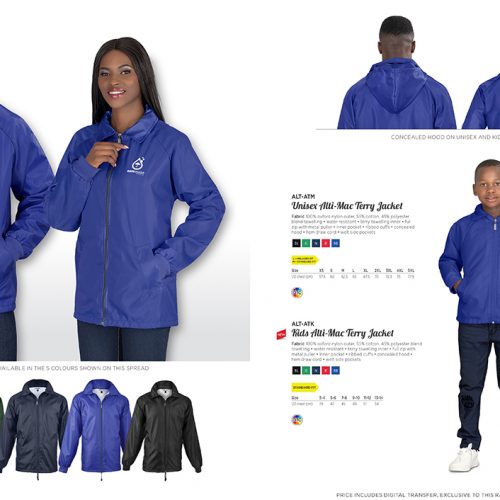 UNISEX ALTI-MAC TERRY JACKET