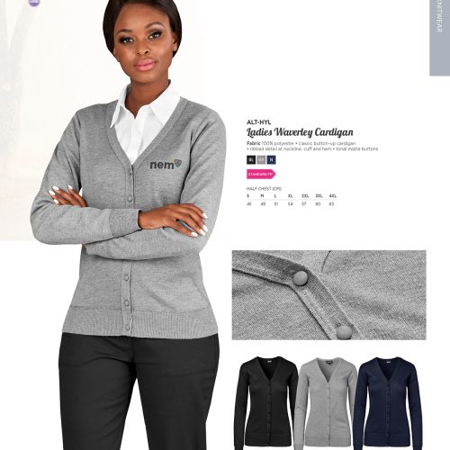 LADIES WAVERLEY CARDIGAN