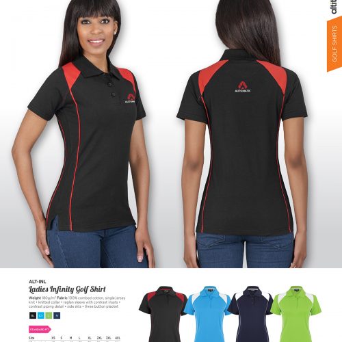 LADIES INFINITY GOLF SHIRT