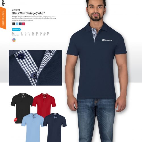MENS NEW YORK GOLF SHIRT