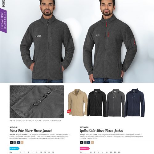 MENS OSLO MICRO FLEECE JACKET