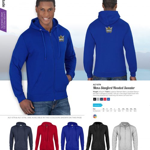 MENS STANFORD HOODED SWEATER
