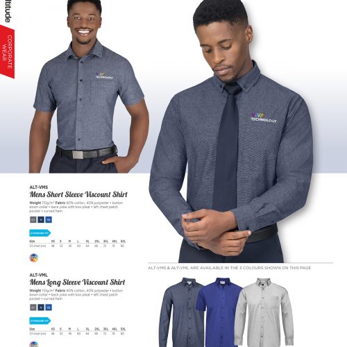 MENS SHORT SLEEVE VISCOUNT SHIRT