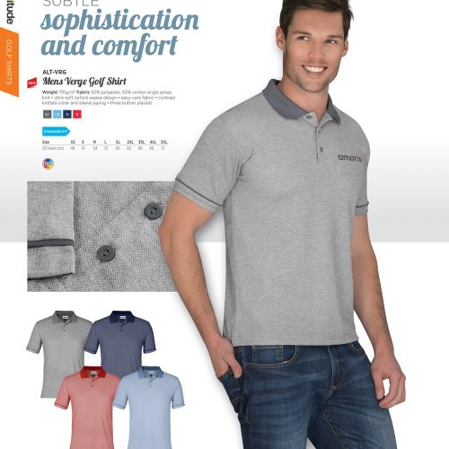 MENS VERGE GOLF SHIRT