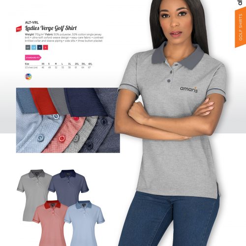 LADIES VERGE GOLF SHIRT
