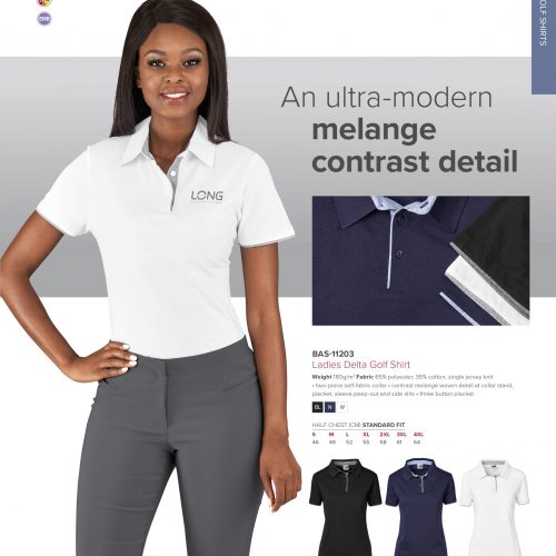 LADIES DELTA GOLF SHIRT