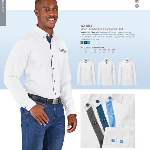 MENS LONG SLEEVE CASABLANCA SHIRT