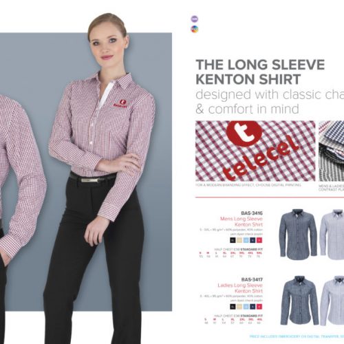 MENS LONG SLEEVE KENTON SHIRT