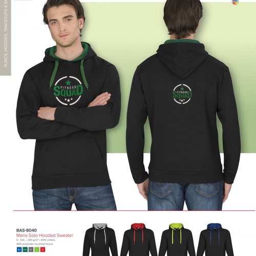 MENS SOLO HOODED SWEATER