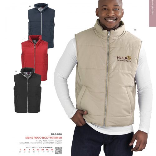 MENS REGO BODYWARMER