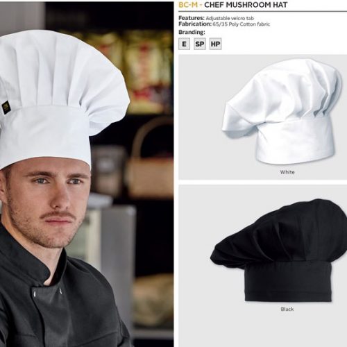 CHEF MUSHROOM HAT