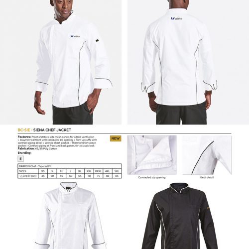 SIENA CHEF JACKET