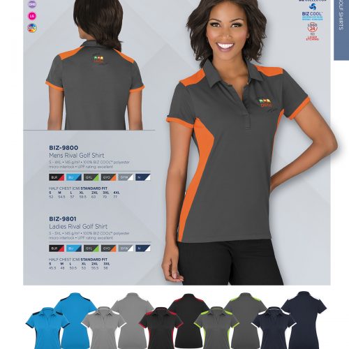 LADIES RIVAL GOLF SHIRT