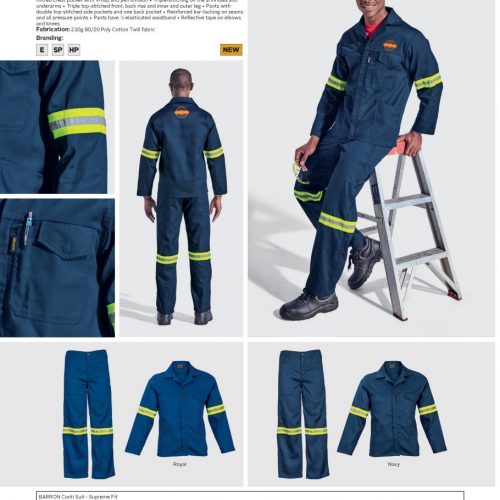 BARRON SURPREME POLY COTTON CONTI SUIT