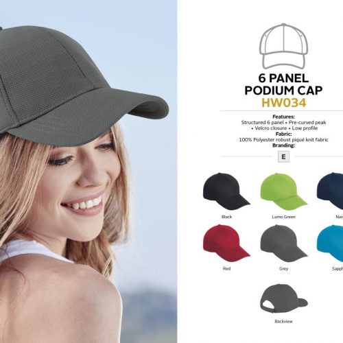 6 PANEL PODIUM CAP