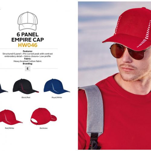 6 PANEL EMPIRE CAP