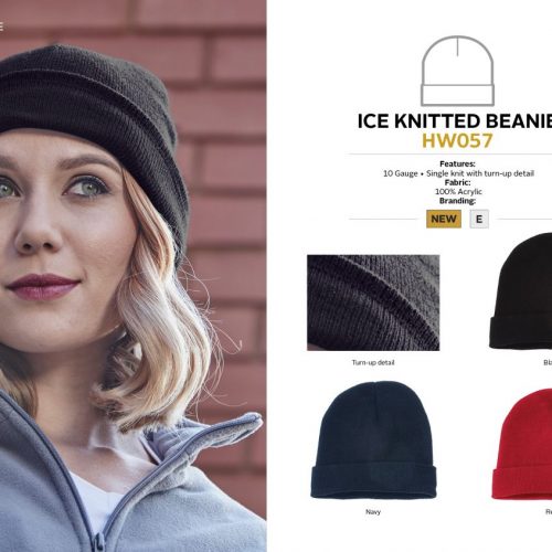 ICE KNITTED BEANIE