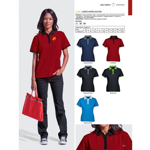 LADIES ASPEN GOLF SHIRT