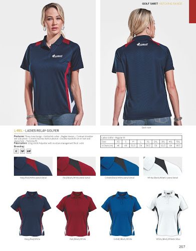 LADIES RELAY GOLF SHIRT