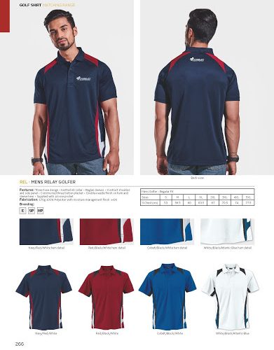 MENS RELAY GOLF SHIRT