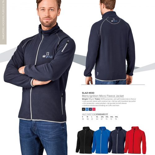 MENS IGNITION MICRO FLEECE JACKET
